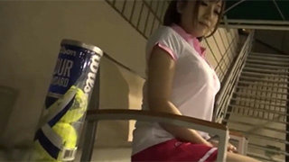 街角ナンパ 巨乳テニスギャル