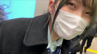 S県立の天然G乳パイパンオマンコに生中出し